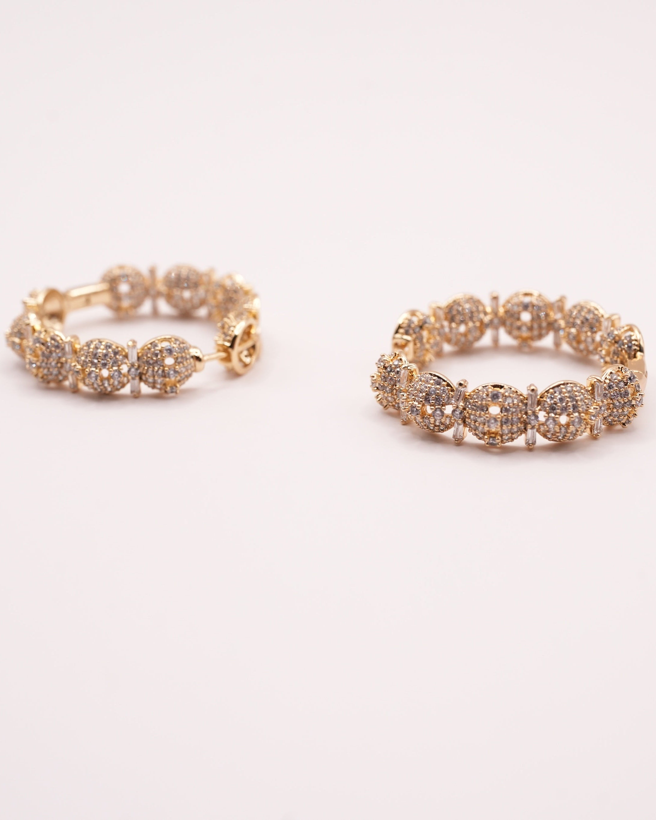 Cercei Brillare Damă Placați cu Aur 18k