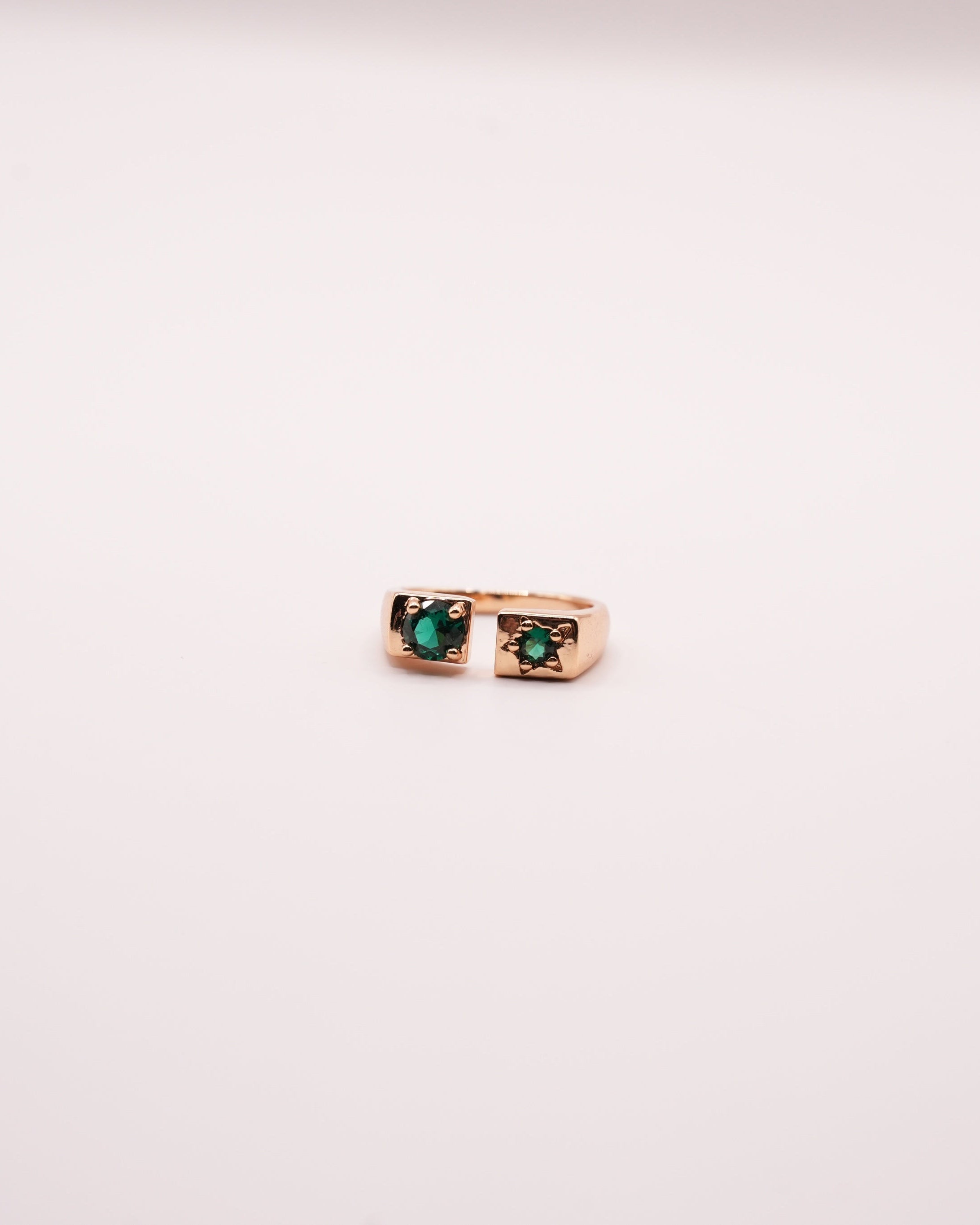 Inel Gemina Damă Placat cu Aur 18k Reglabil