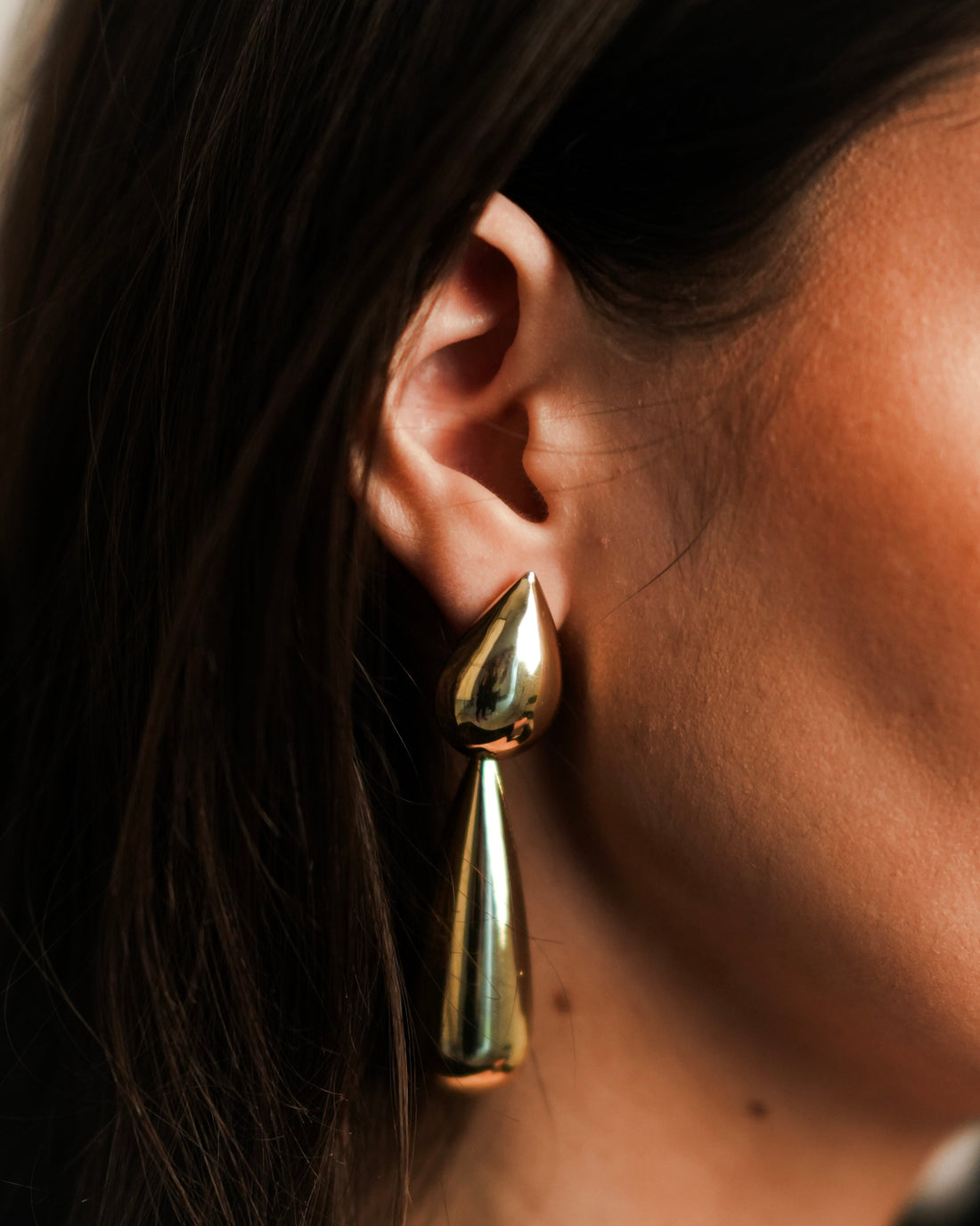 Cercei Lucia Damă Placați cu Aur 18k