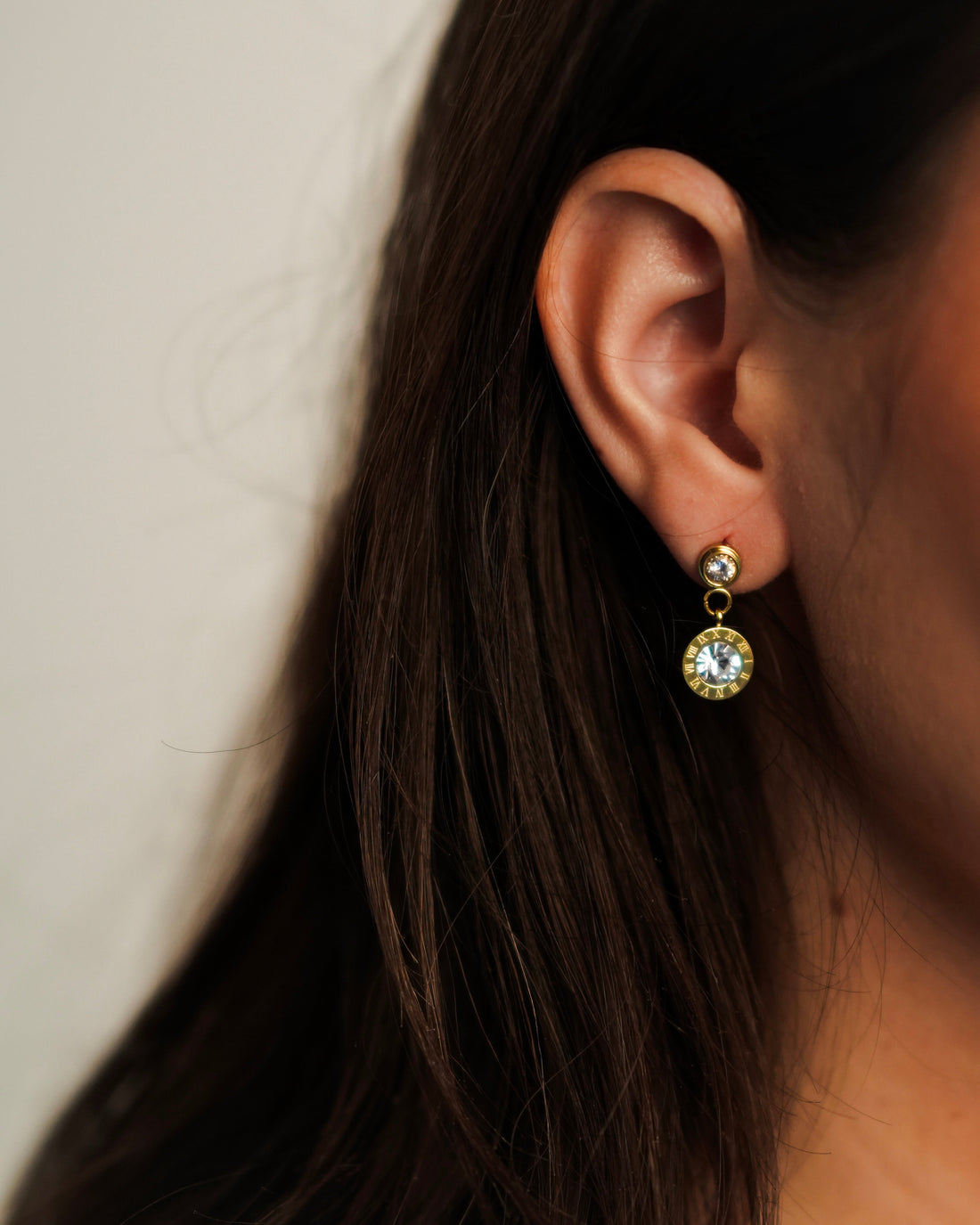 Cercei Roma Damă Placați cu Aur 18k