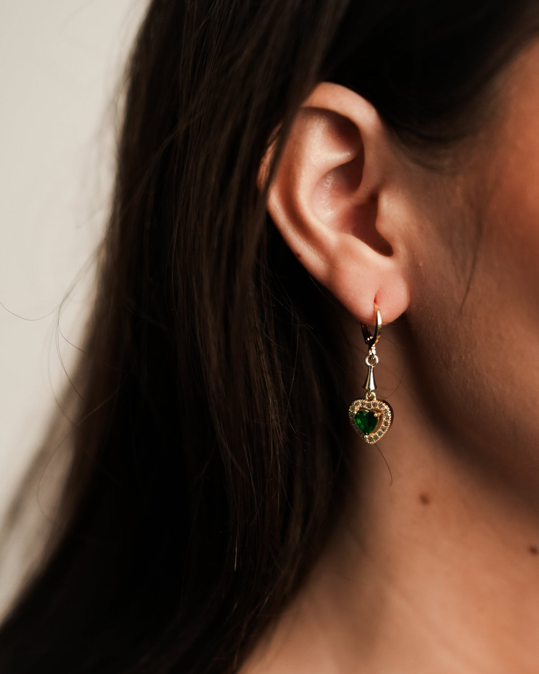 Cercei Love Damă Placați cu Aur 18k