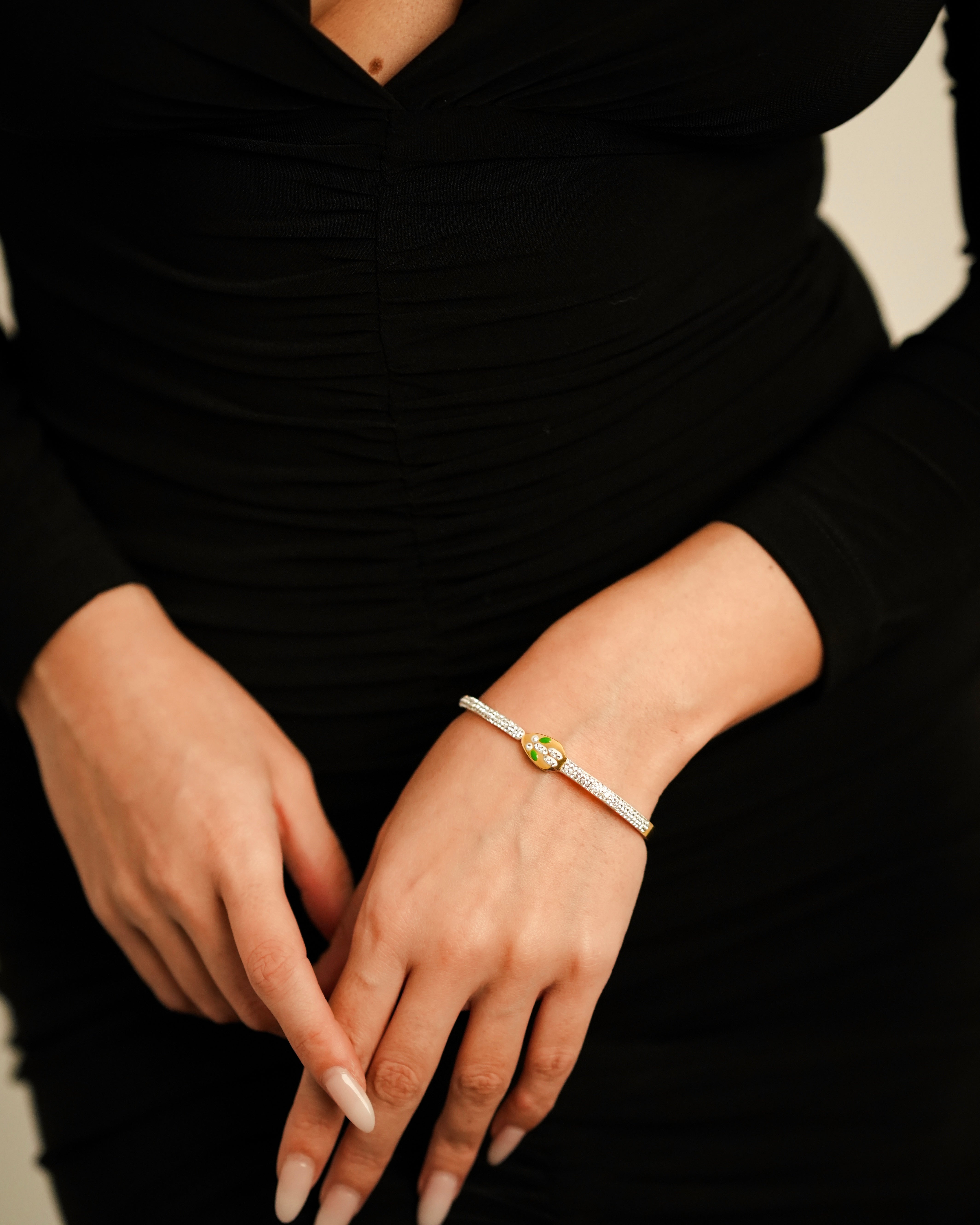 Brățara Serpens Damă Placată cu Aur 18k