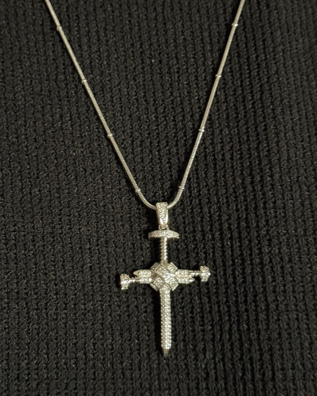 Colier Sacro Cruce Bărbați/Damă Oțel Inoxidabil