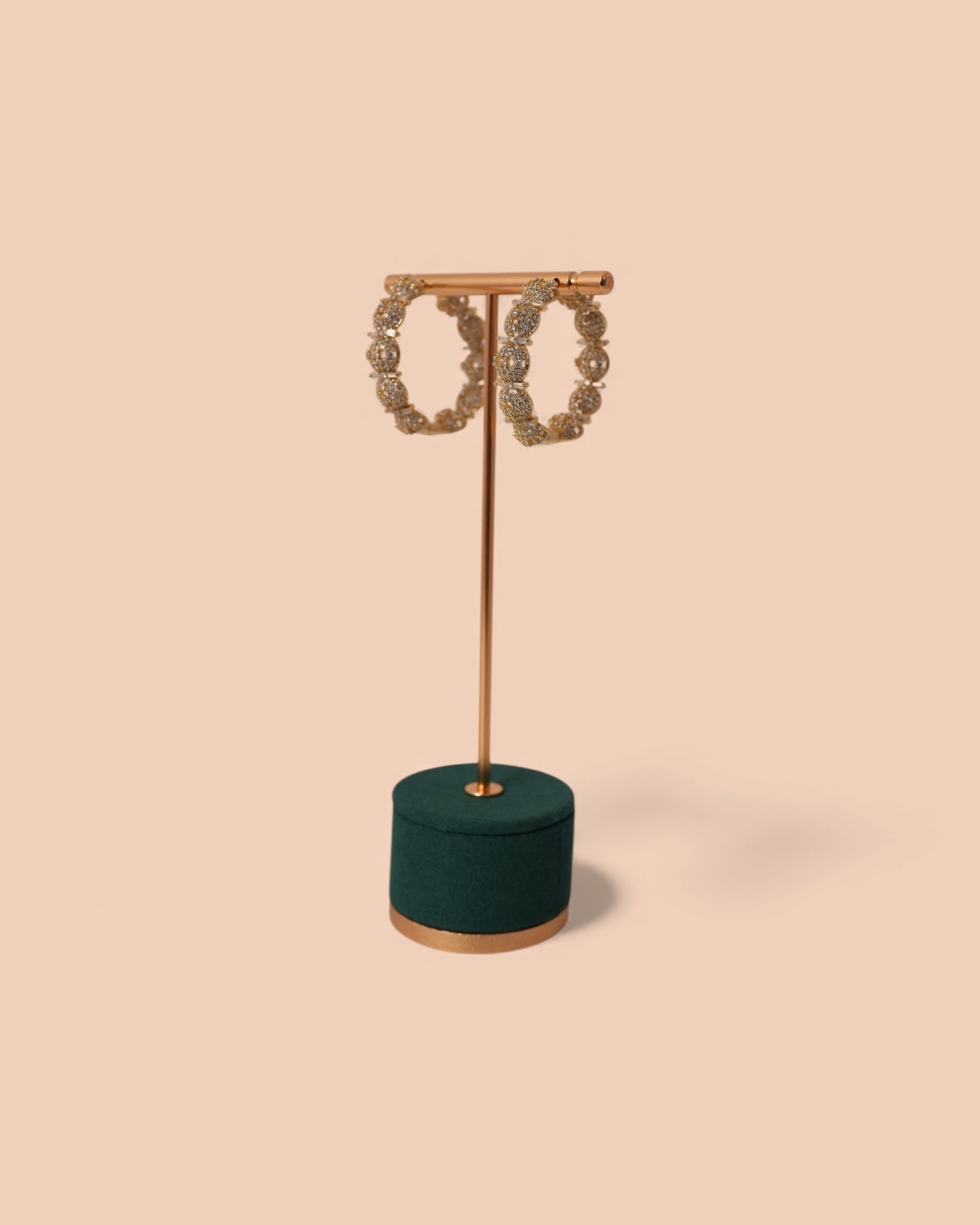 Cercei Brillare Damă Placați cu Aur 18k