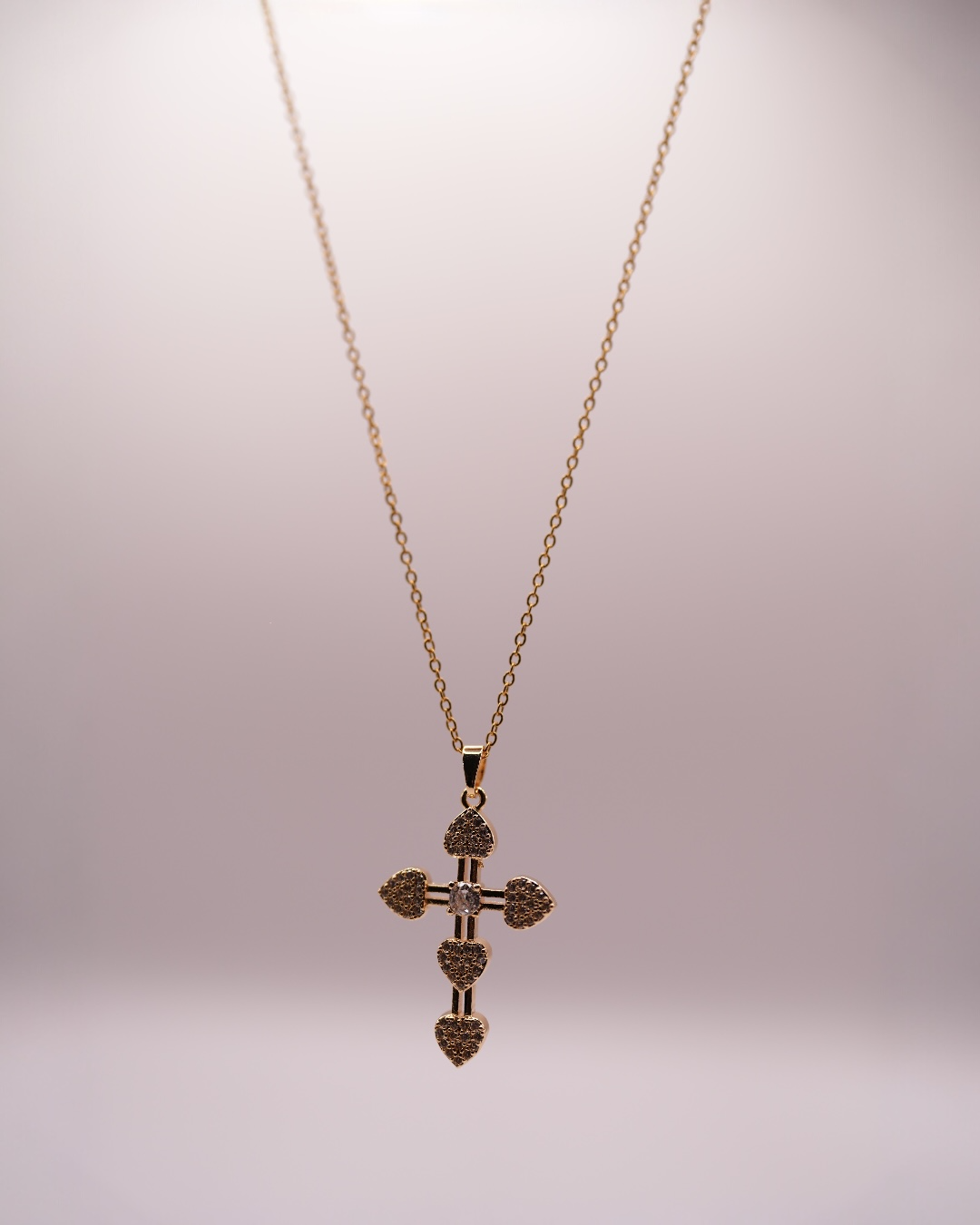 Colier Croce d’Oro Damă Oțel Inoxidabil