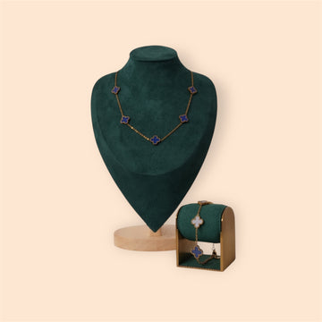 Set Van Bleu Damă Colier/Brățara Oțel Inoxidabil