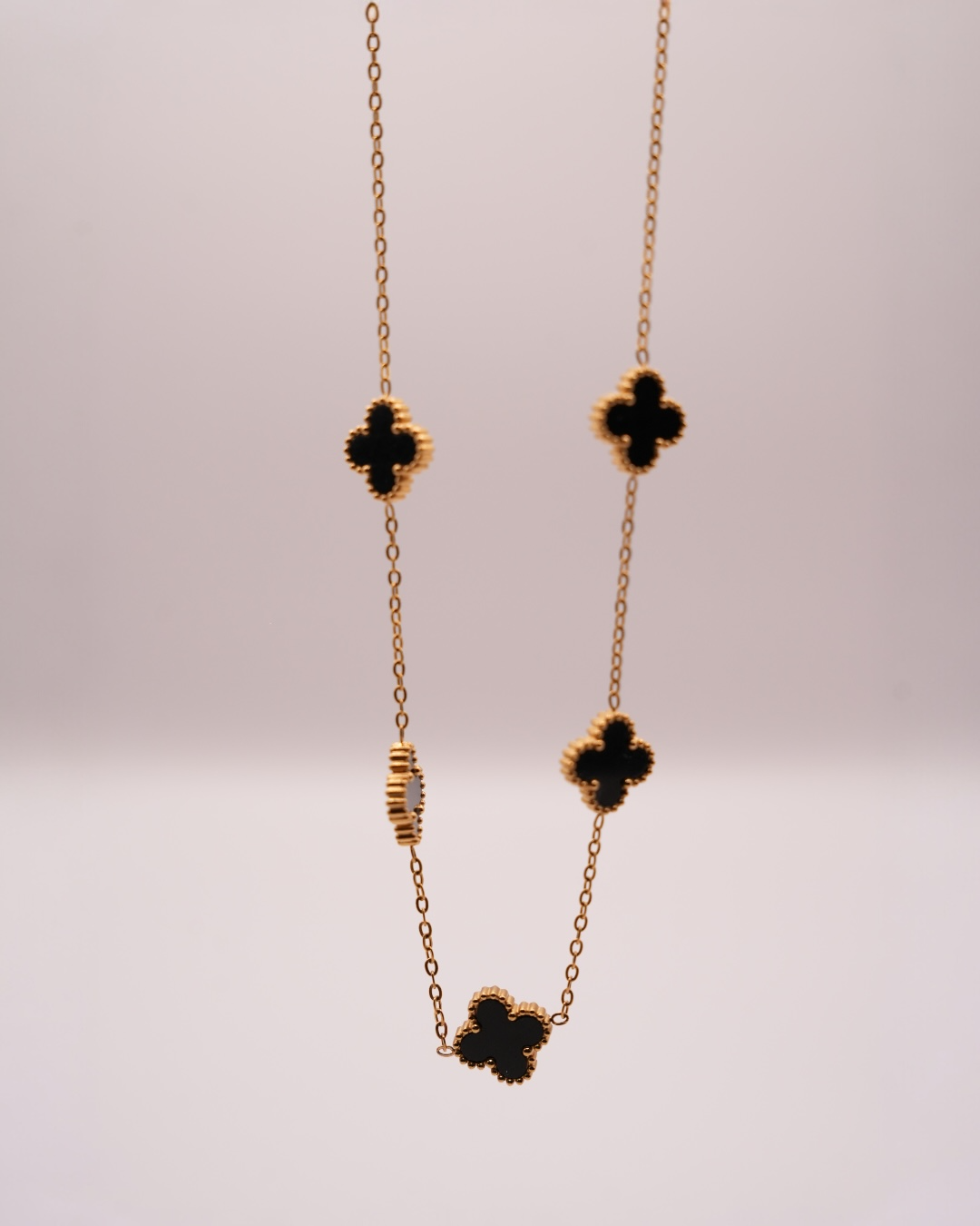 Colier Van Negru Damă Oțel Inoxidabil