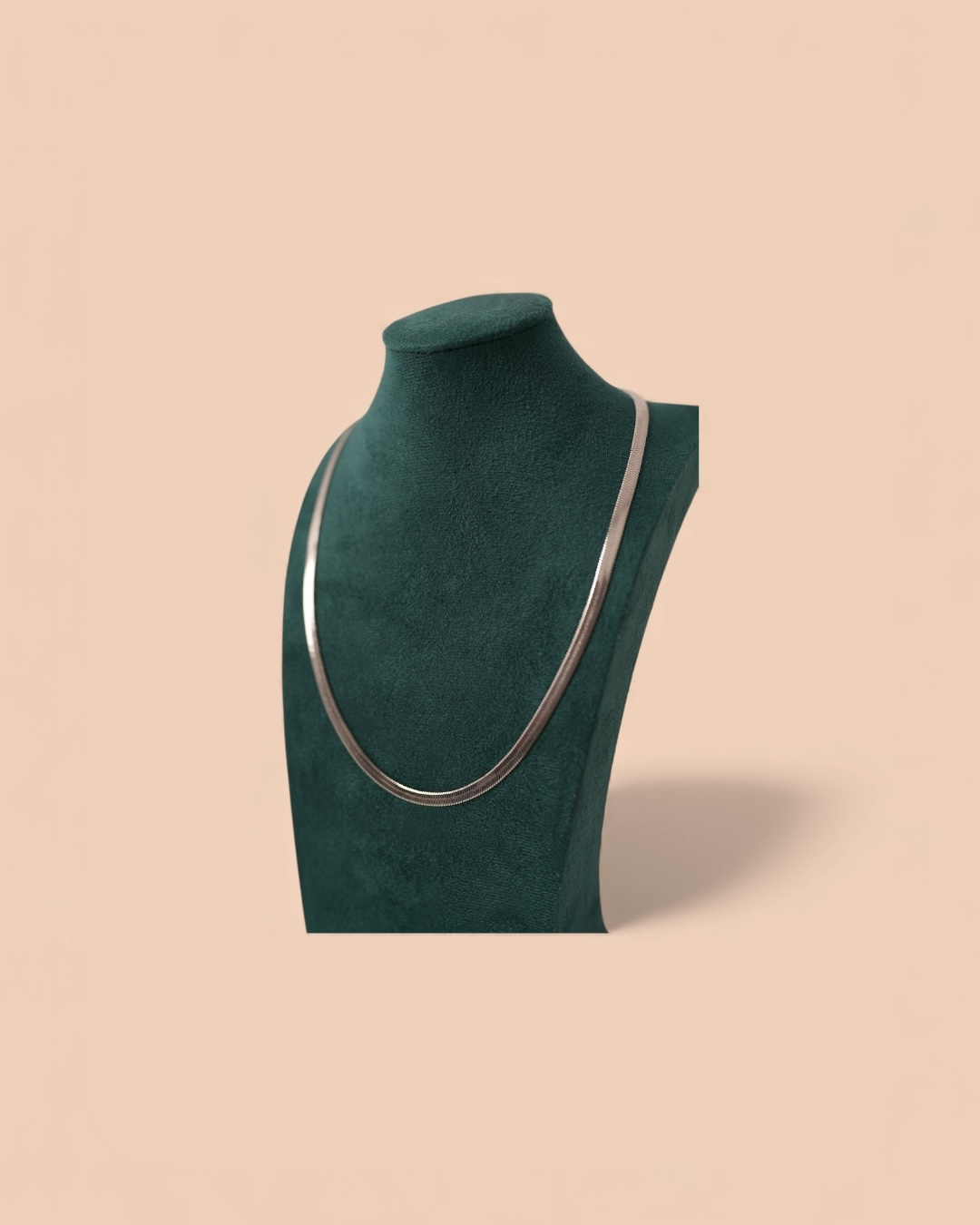 Colier Snake Argentum Damă/Bărbați Oțel Inoxidabil