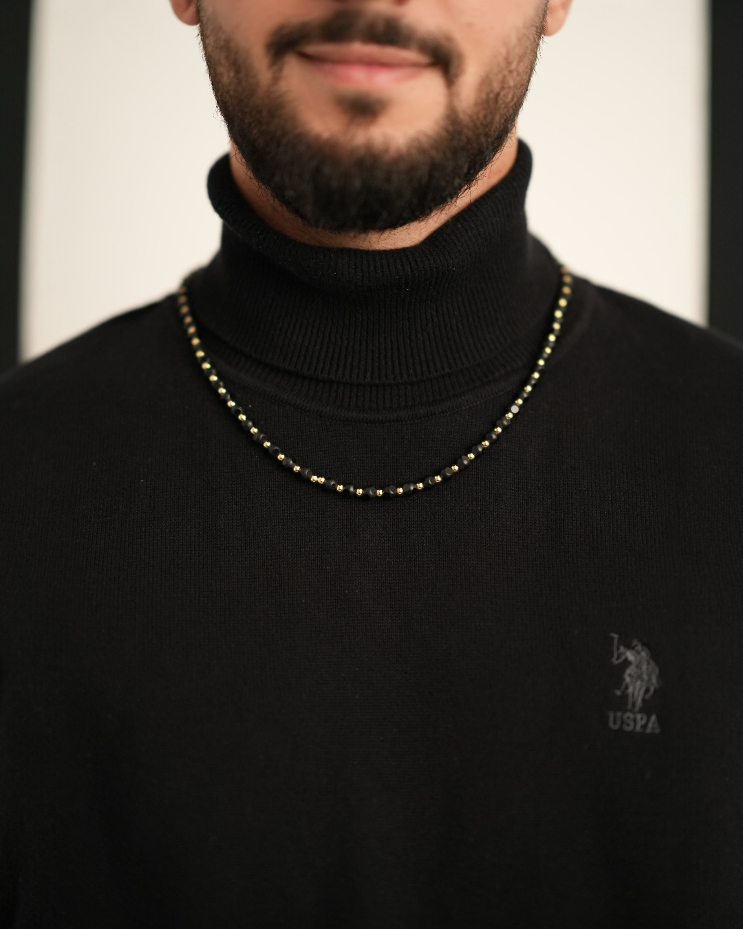 Rozariu Alfonso Bărbați/Damă Placat cu Aur 18k 60cm