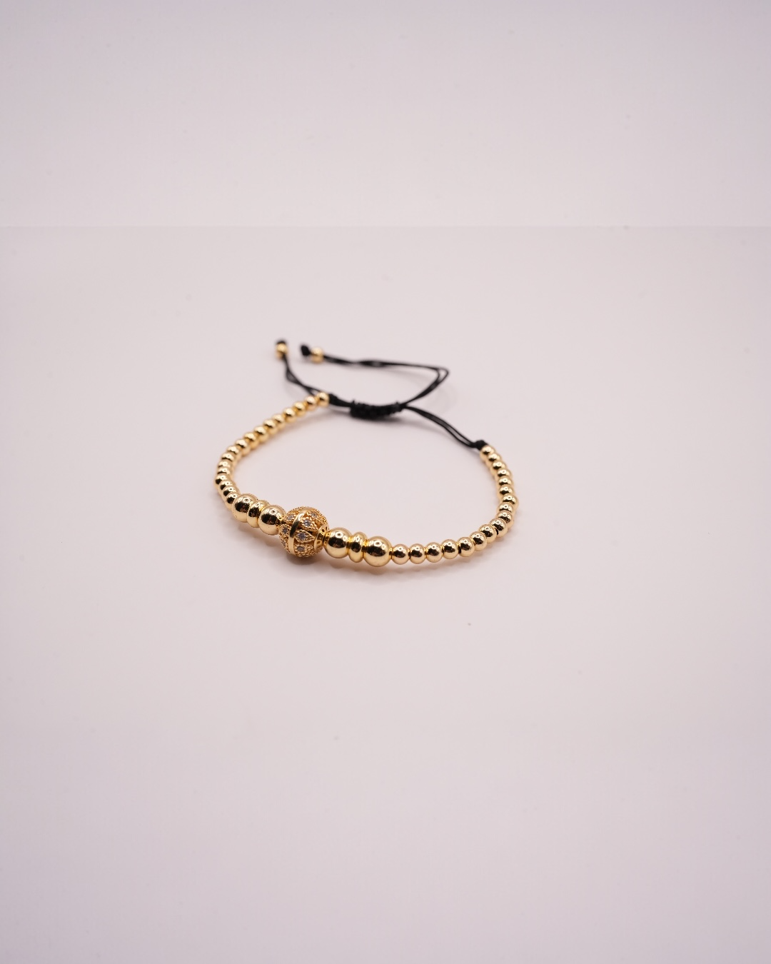 Brățara Diago Bărbați/Damă Placată cu Aur 18k Reglabilă/Șnur