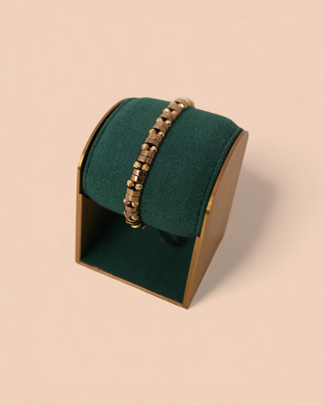 Brățara Amaro Bărbați/Damă Placată cu Aur 18k Reglabilă/Șnur