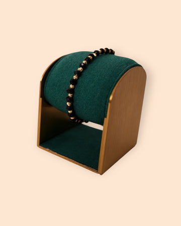 Brățara Dante Bărbați/Damă Placată cu Aur 18k Reglabilă/Șnur