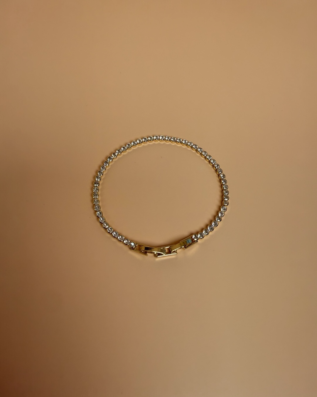 Brățara Tennis Aurea Damă Placată cu Aur 18k 3mm