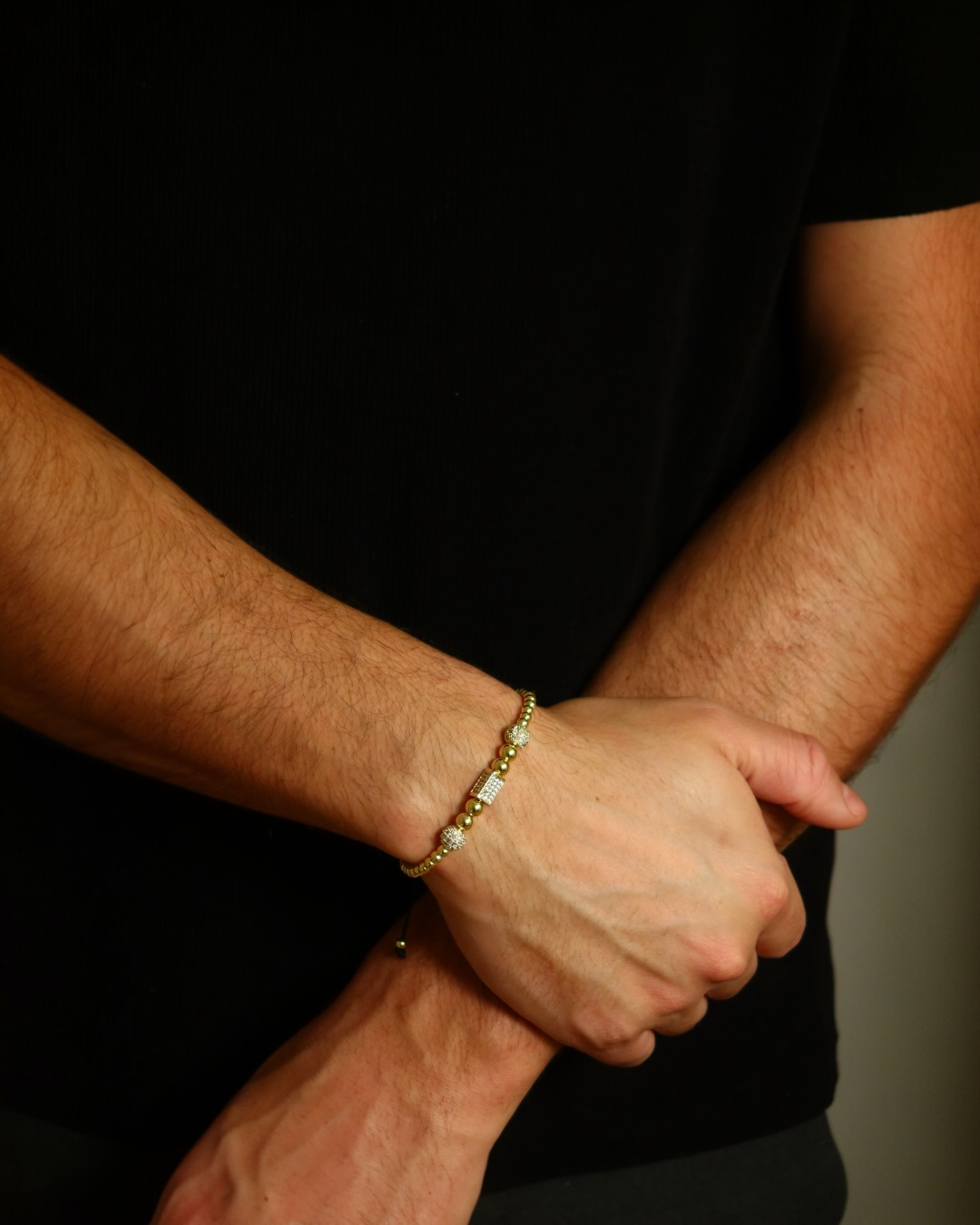 Brățara Luxor Bărbați/Damă Placată cu Aur 18k Reglabilă-Șnur