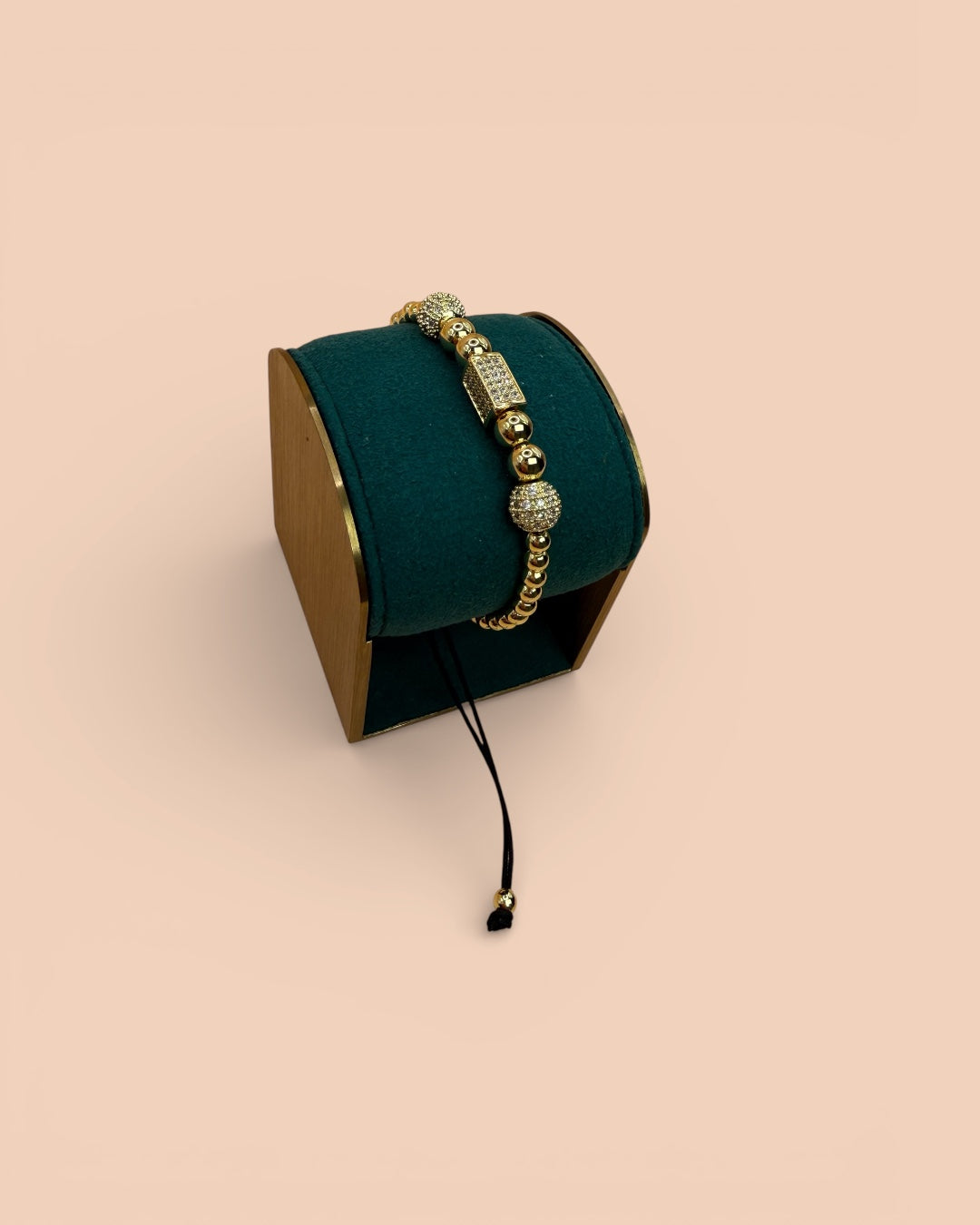 Brățara Luxor Bărbați/Damă Placată cu Aur 18k Reglabilă-Șnur