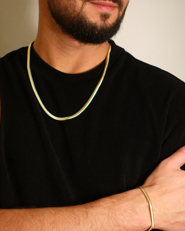 Set Snake Luxury Bărbați Placat cu Aur 18k