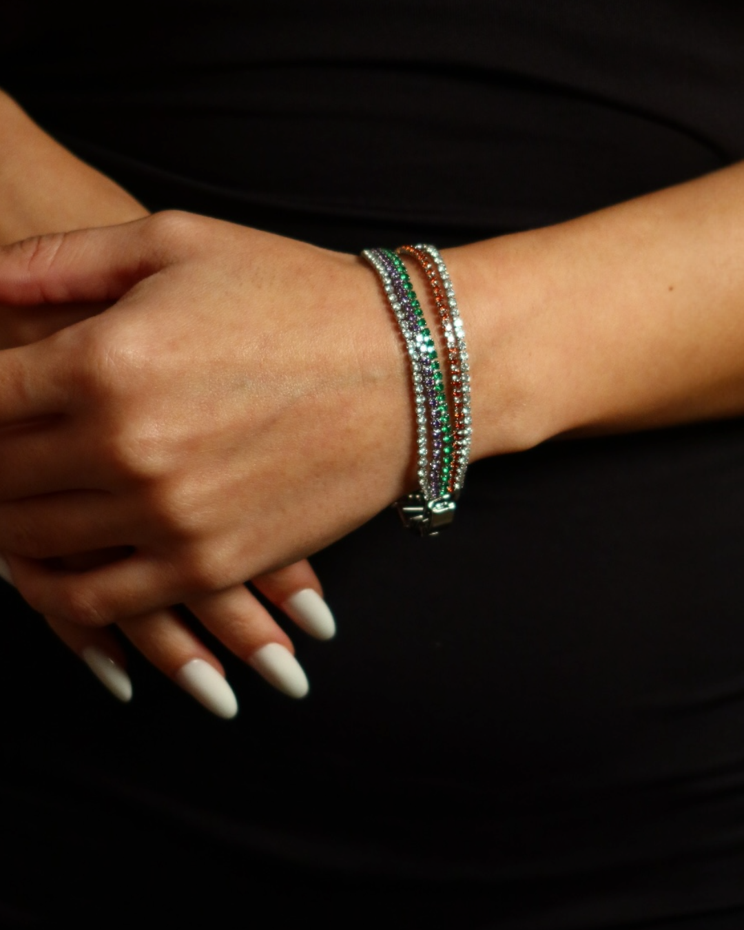 Brățară Tennis 5 Rânduri Damă Oțel Inoxidabil 10mm