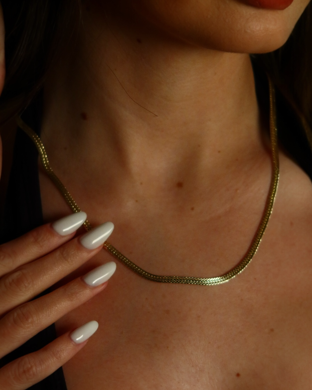 Colier pentru Pandantiv – Model 1 Damă/Bărbați Placat cu Aur 18k 50cm