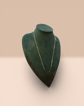 Colier pentru Pandantiv – Model 3 Damă/Bărbați Placat cu Aur 18k 50cm