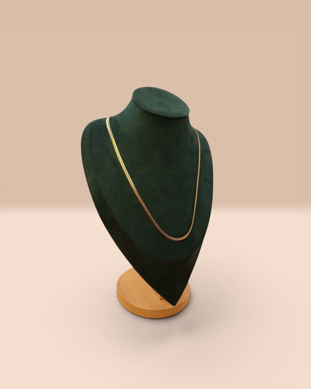 Colier pentru Pandantiv – Model 1 Damă/Bărbați Placat cu Aur 18k 50cm