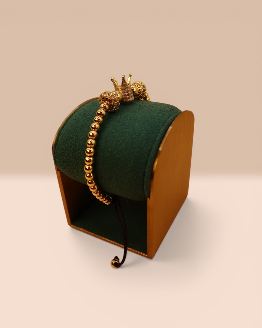 Brățară Royal Bărbați/Damă Placată cu Aur 18k Reglabilă-Șnur