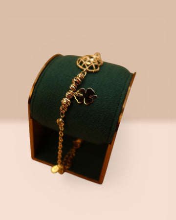 Brățară Lucky Love Damă Placată Cu Aur 18k