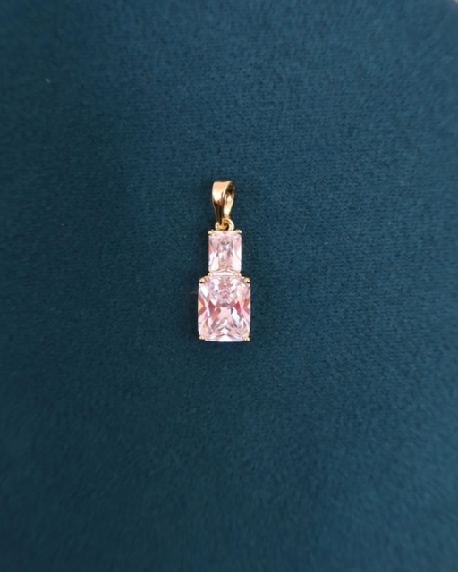 Pandantiv Diamond Crystal Damă Placat Cu Aur 18K