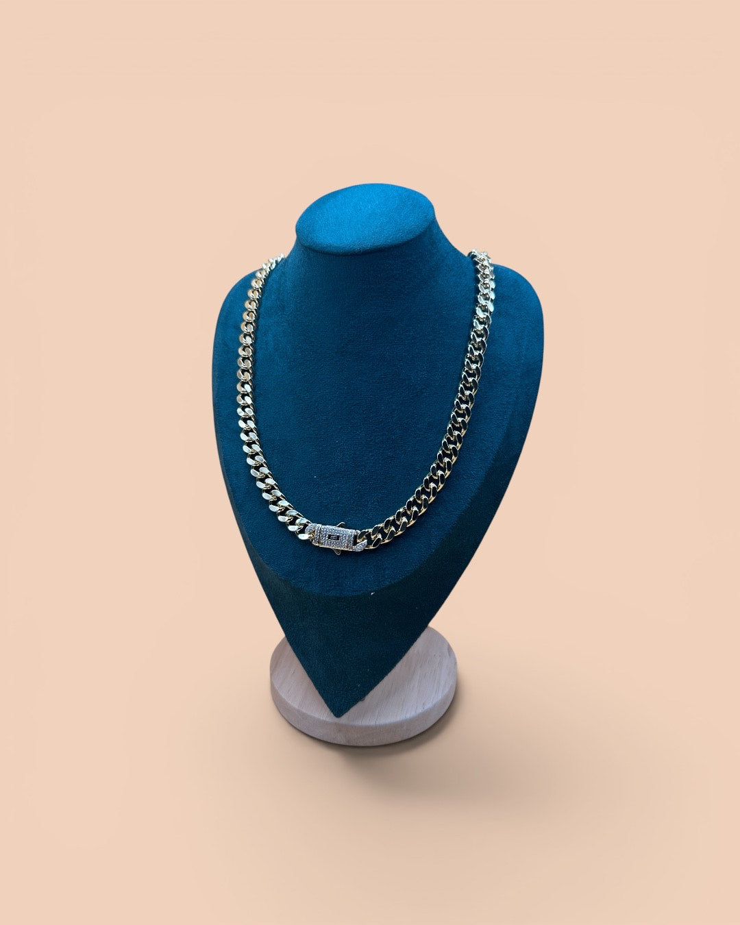 Colier Cuban Havana Bărbați/Damă Placat cu Aur 18K 55cm