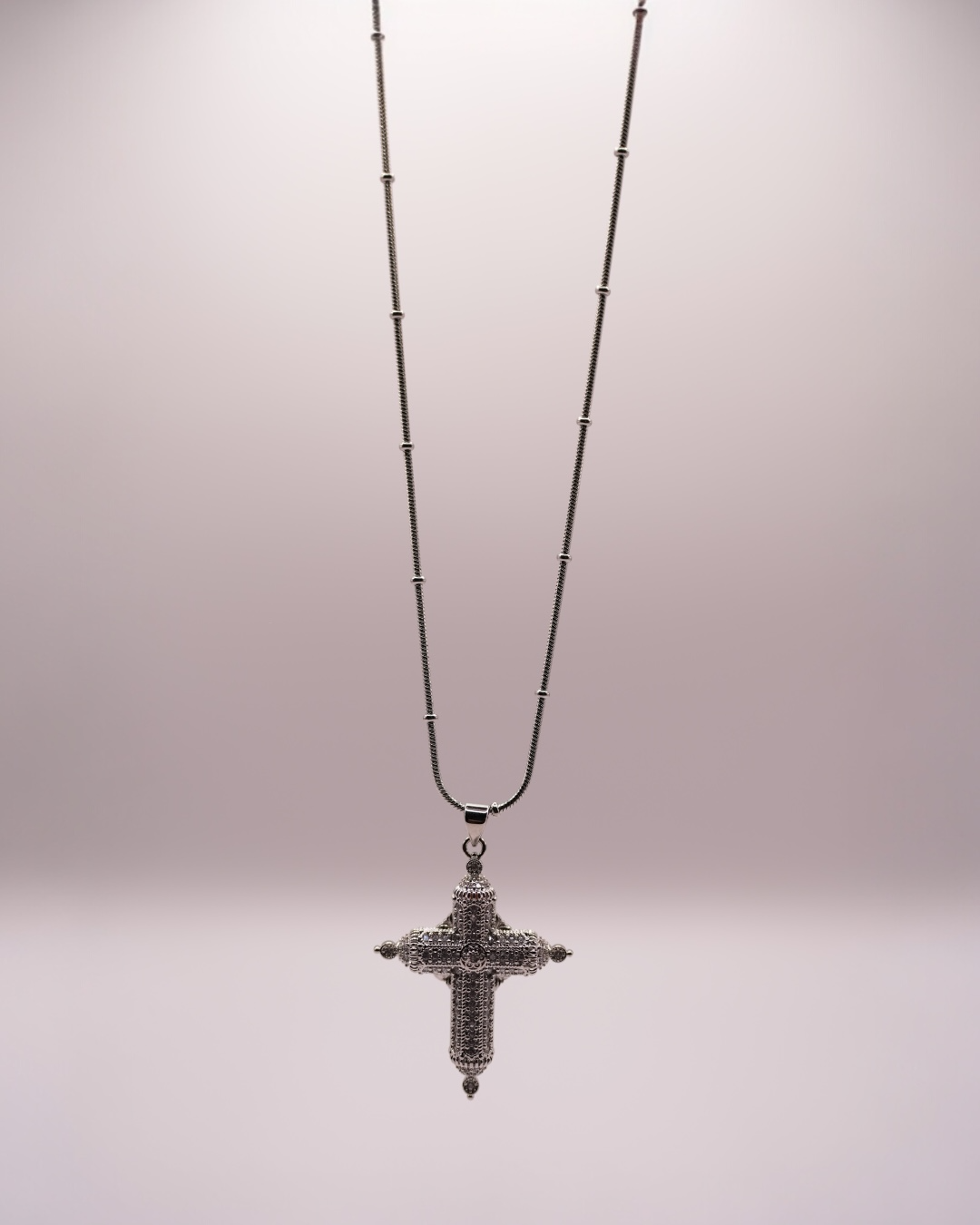 Colier Sacro Cruce Bărbați/Damă Oțel Inoxidabil