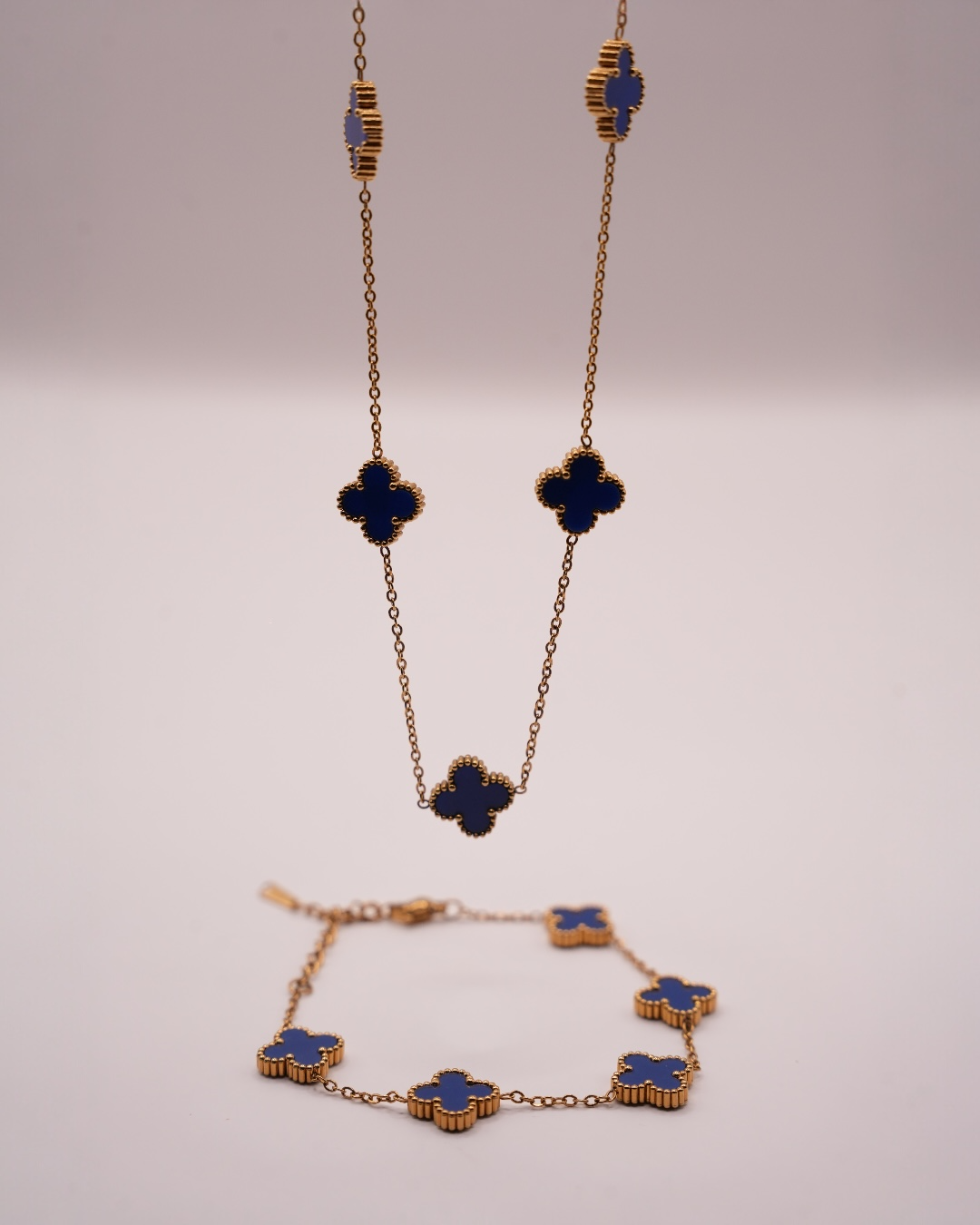 Set Van Bleu Damă Colier/Brățara Oțel Inoxidabil