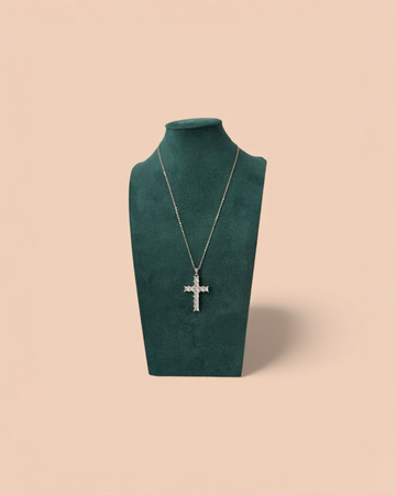 Colier White Tennis Damă Oțel Inoxidabil