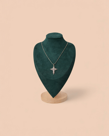 Colier Sacro Cruce Bărbați/Damă Oțel Inoxidabil